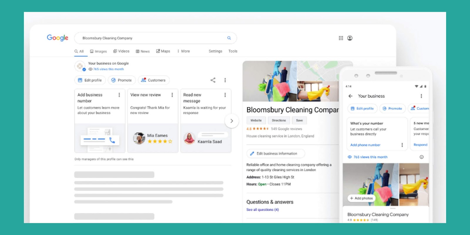 Google five star reviews: Update your Google business profile listing