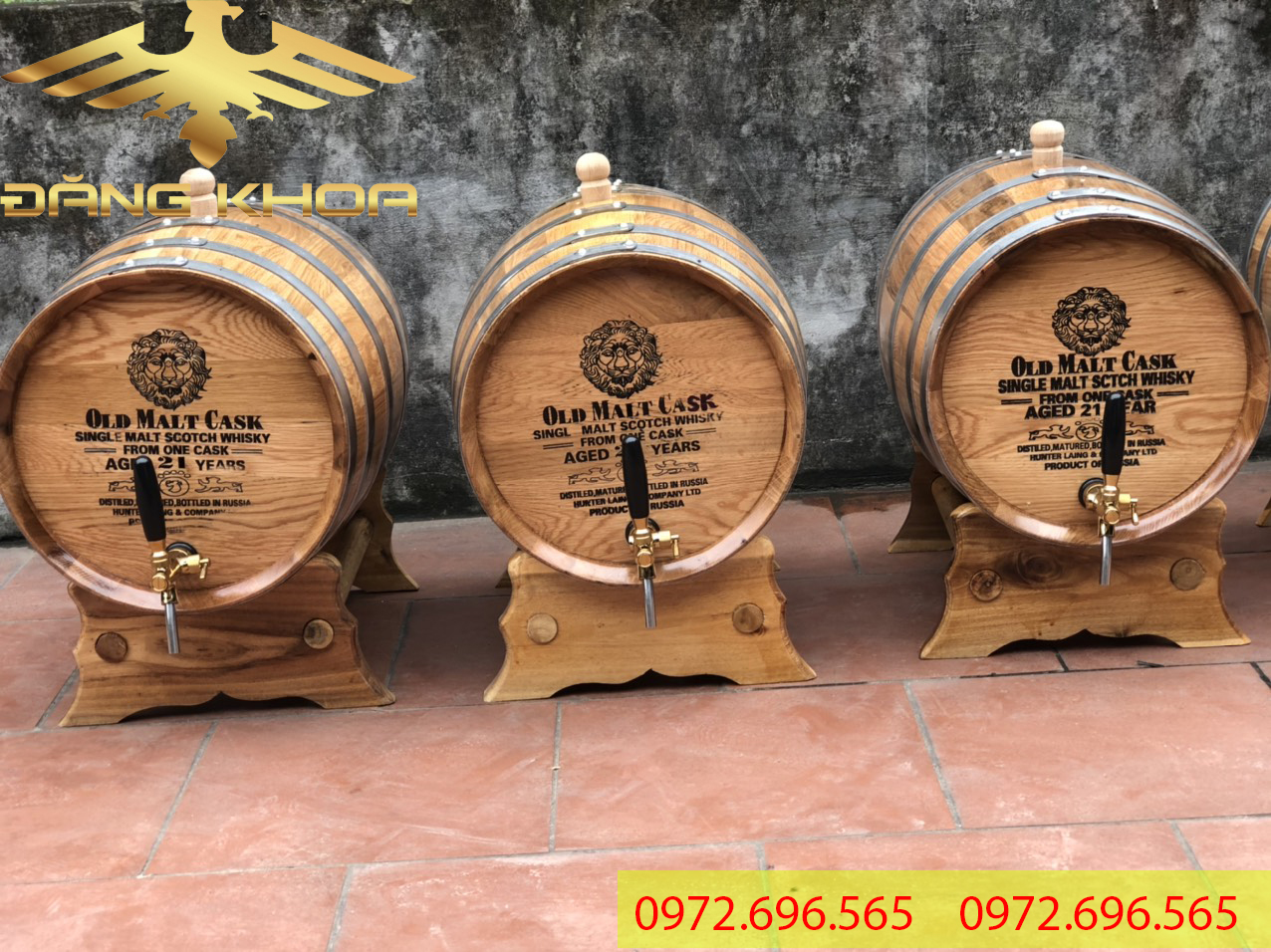 Ngâm rượu trong thùng gỗ sồi giúp tăng giá trị rượu