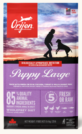 Orijen large breed puppy food