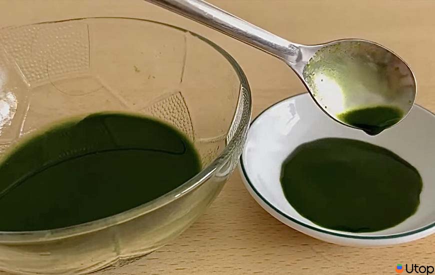 Cách thực hiện làm rau câu lá dứa: