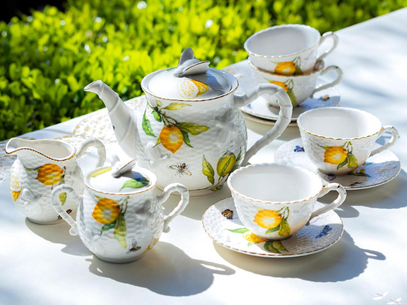 Vẻ ngoài của bộ cốc cũng giúp nâng cao vị giác khi thưởng thức trà