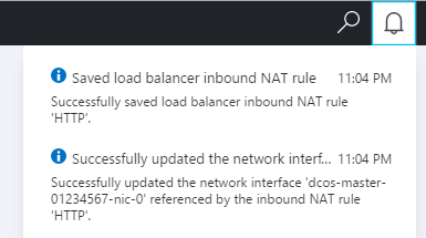 Add inbound NAT rule Master Process