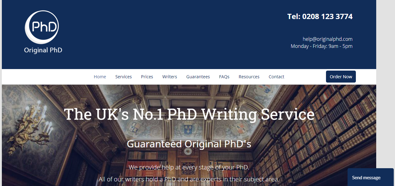 Best Ph.D. Thesis Writing Services -2021 review 