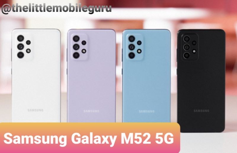 Samsung Galaxy M52 5G launched and price.