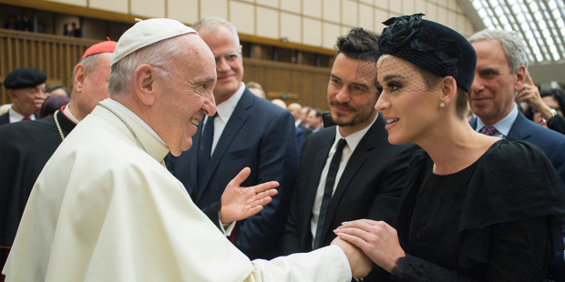 POPE FRANCIS KATY PERRY ORLANDO BLUM