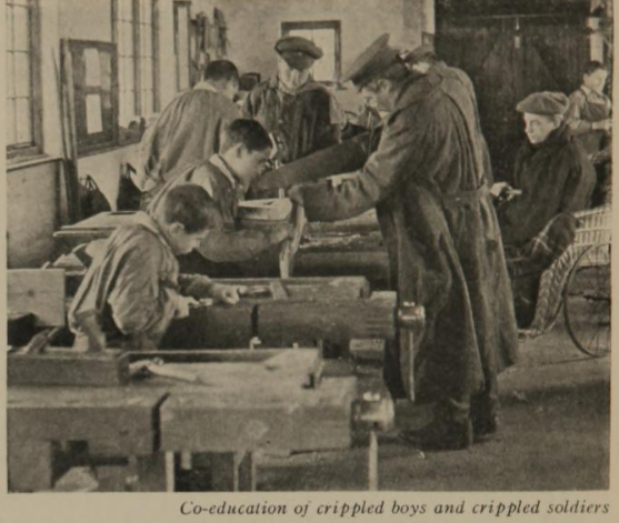 Source: Douglas McMurtrie, Reconstructing the Crippled Soldier, 1918, p. 18.
