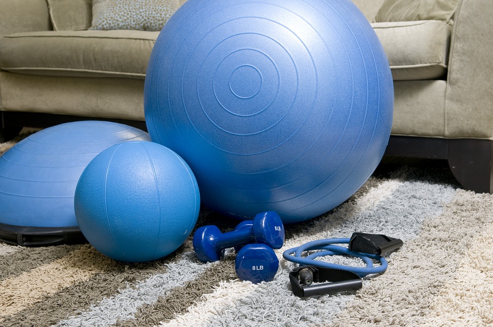 Home Fitness Equipment, Blue Fitness Equipment