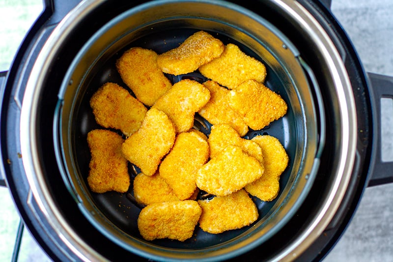 Quorn nuggets in the air fryer