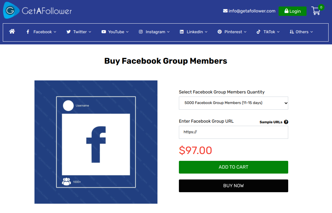 buy facebook group members from media mister