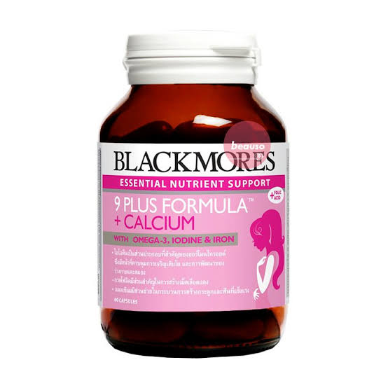 3. Blackmores อาหารเสริมบำรุงเลือด 9 Plus Formula + Calcium