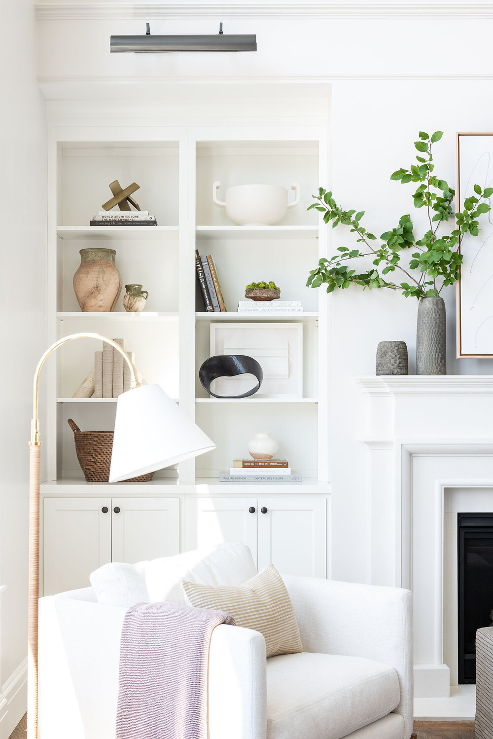 How to Style Long Open Shelves - Studio McGee