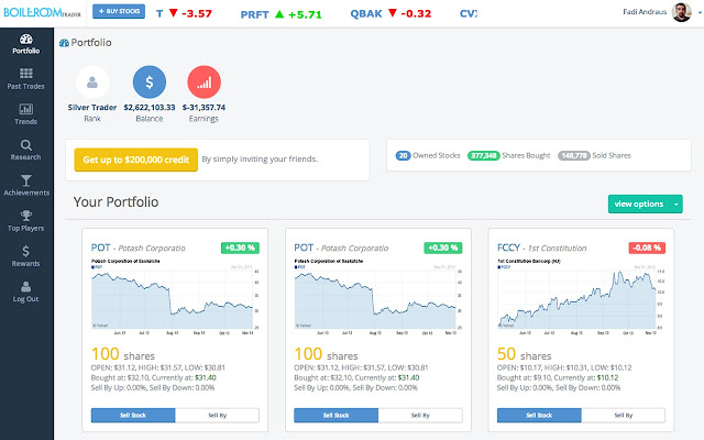 fake money trading stocks