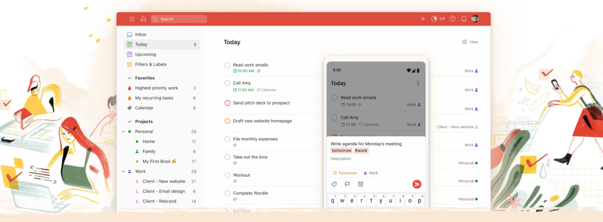 Productivity Tools: Todoist, Win The Day