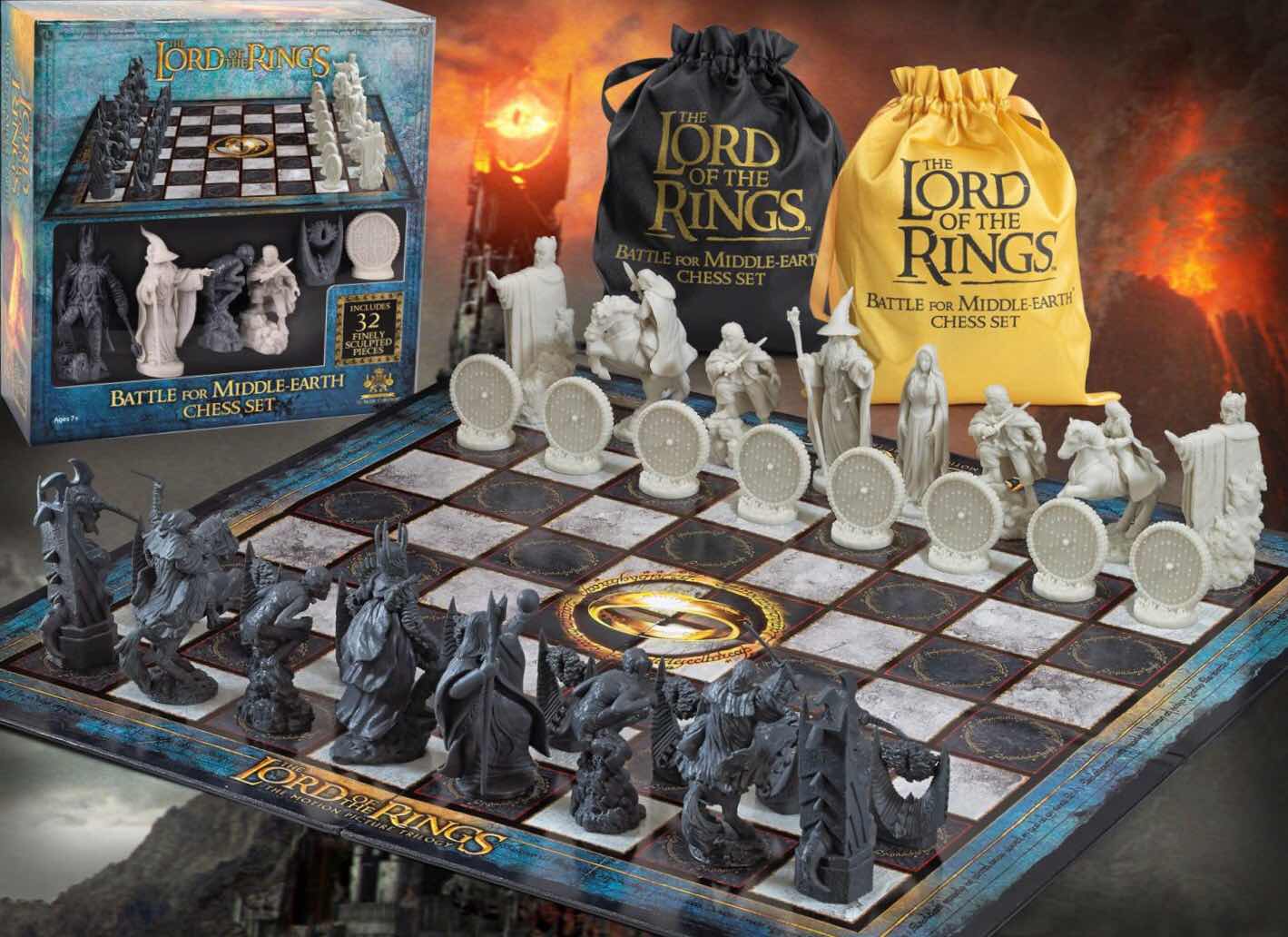 Featured image of post Lord Of The Rings Shot Glass Chess Set / Check out the deal on 15 romans vs egyptians polystone chess set with glass chess board at your move chess &amp; games.