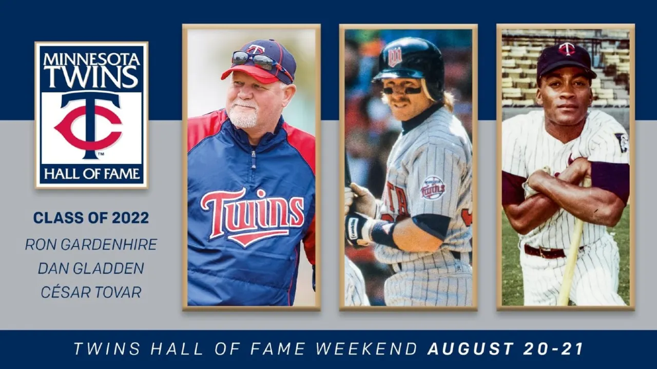 The Minnesota Twins Hall of Fame will grow by 3 this weekend with Ron Gardenhire, Dan Gladden & Cesar Tovar.