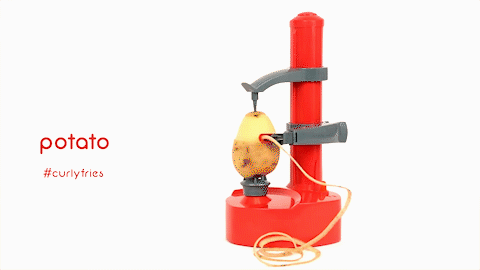 Stainless Steel Electric Fruit & Vegetable Peeler