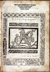 Title page of the Canterbury Tales, 1526