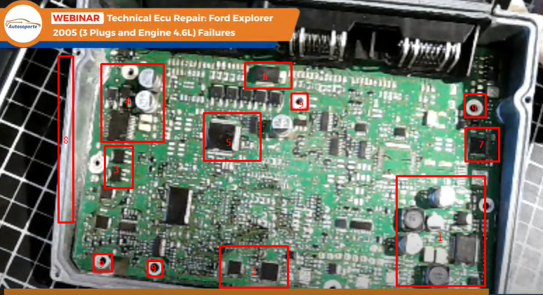 Reparación de Ecu Ford explorer 2005