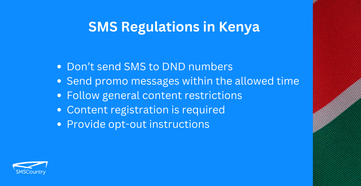 SMS Regulations You Must Know to Send SMS in Kenya