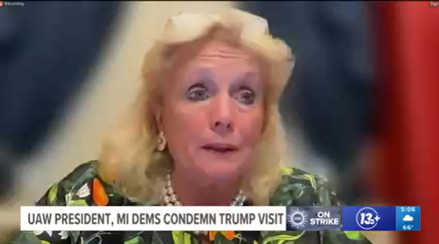 Representative Dingell on Channel 13 talking about UAW and Trump visit 
