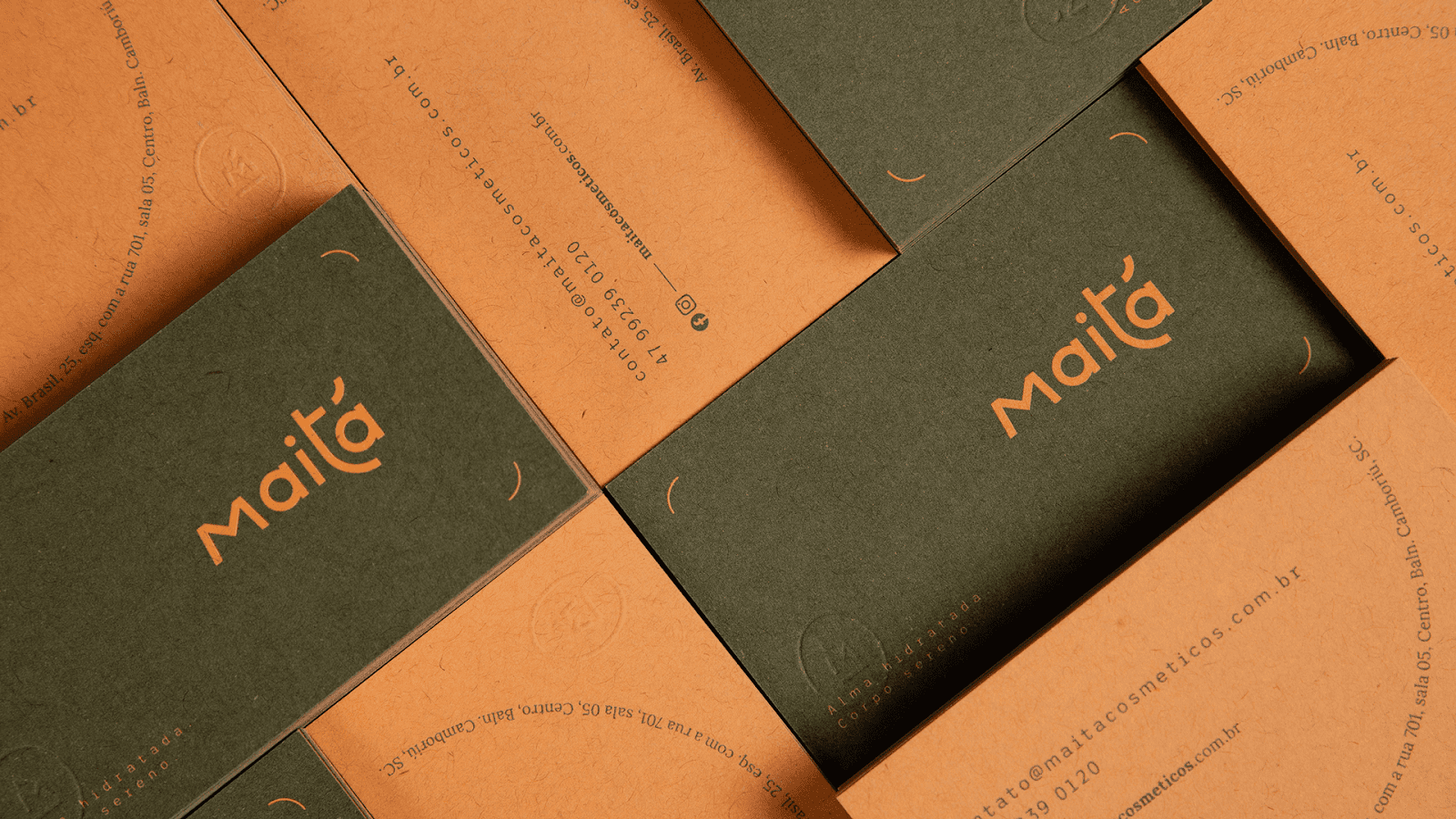 Branding and visual identity artifacts for Maita cosmetics