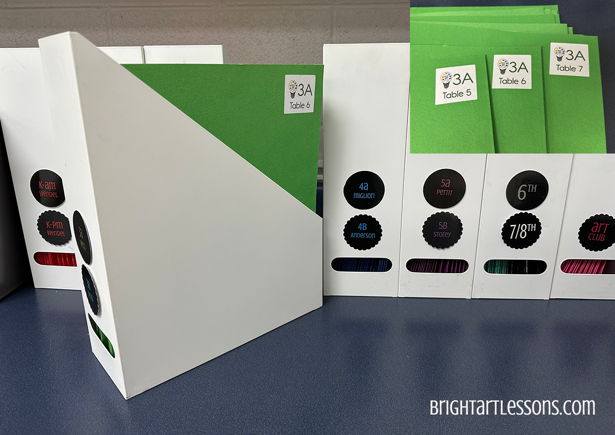 This image has an empty alt attribute; its file name is art-table-color-code-folders.png