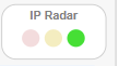 A screenshot of the IP radar