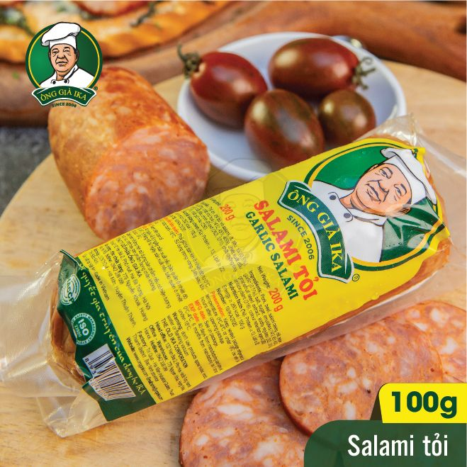 Salami tỏi IKA ăn kèm lẩu phô mai Fondue