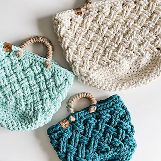 Two-Toned Crochet Nesting Baskets - MJ's off the Hook Designs