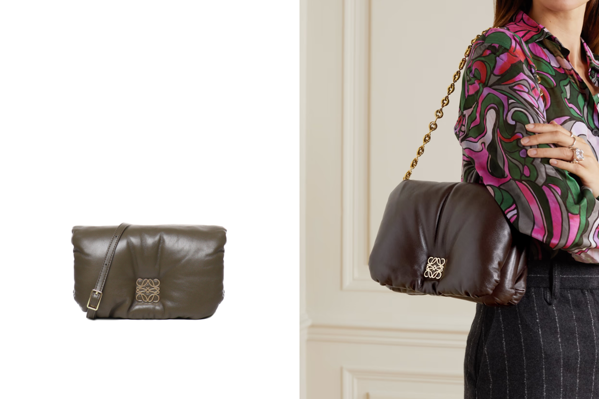 Mini Puffer Goya bag in shiny nappa lambskin 