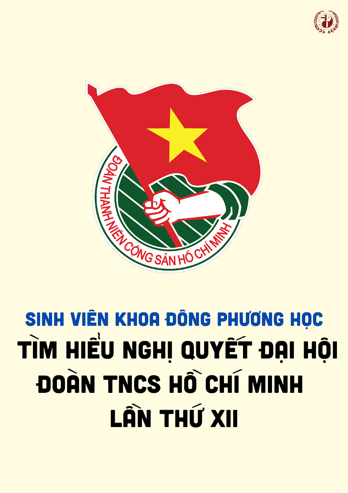 Sinh viên Đông phương học tìm hiểu nghị quyết Đại hội Đoàn TNCS Hồ Chí Minh lần thứ XII