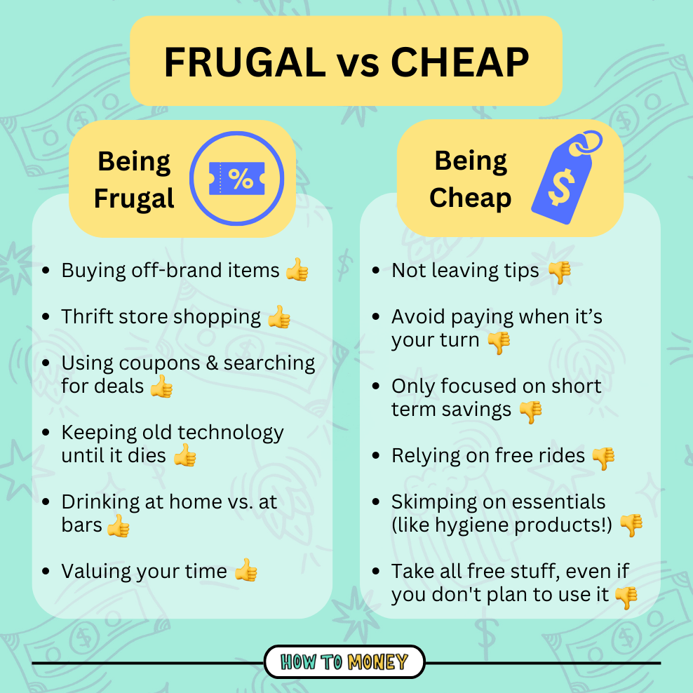 frugal vs. cheap