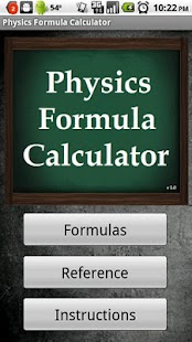 Physics Formula Calculator 1.1 apk Review