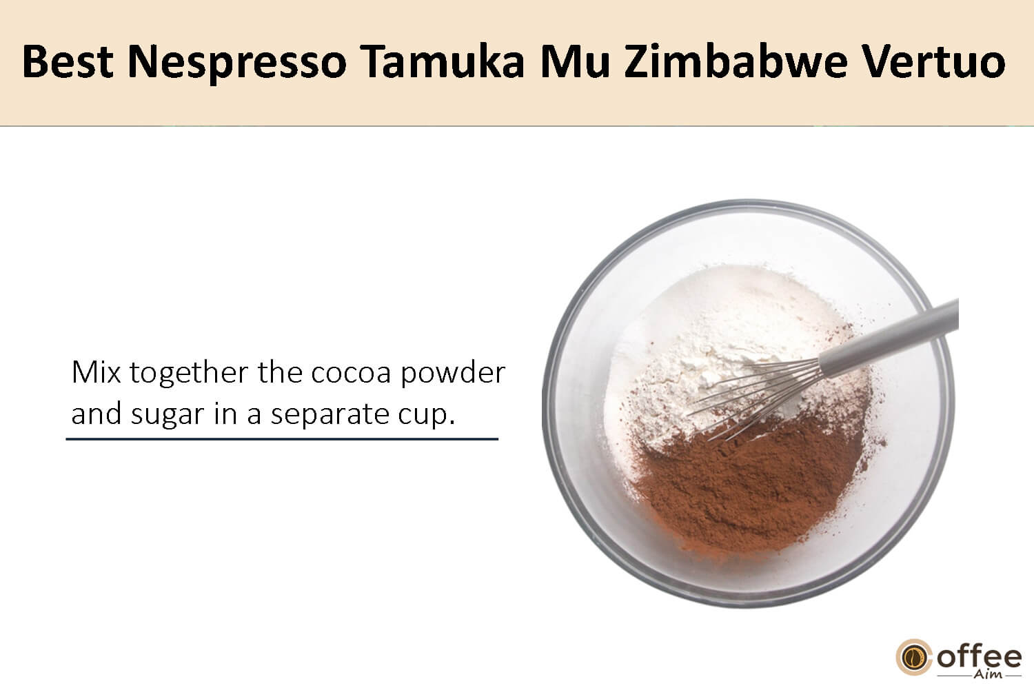 In this image, I elucidate the preparation instructions for crafting the finest Nespresso  Tamuka MU Zimbabwe Vertuo coffee pod.