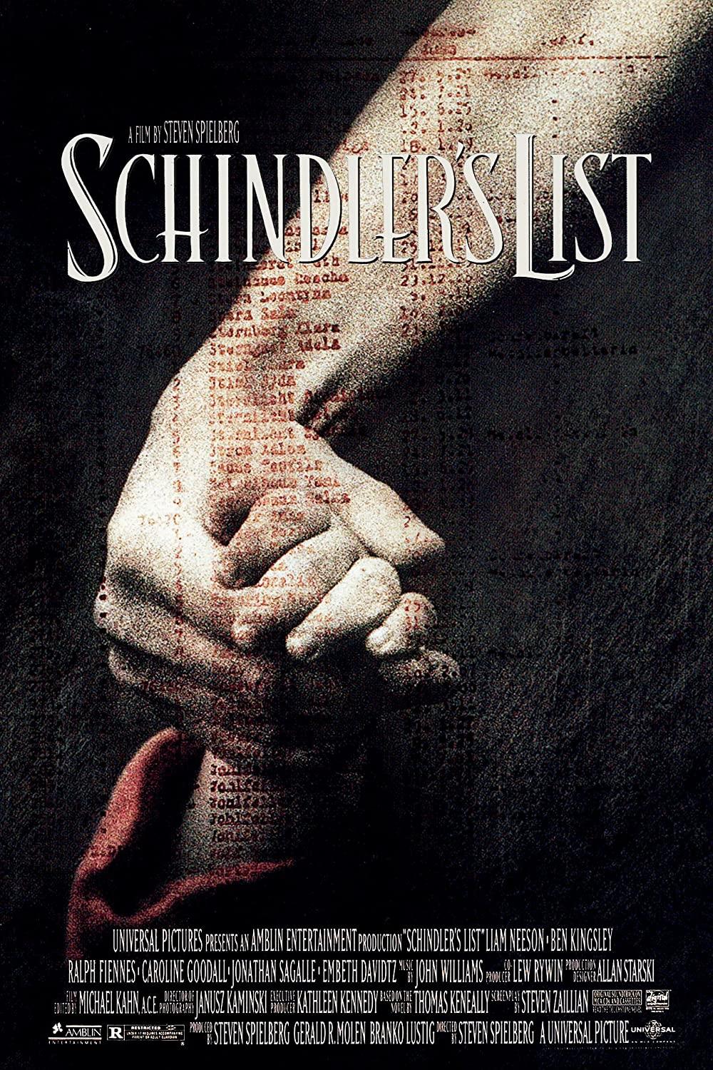 1.SCHINDLER’S LIST  1