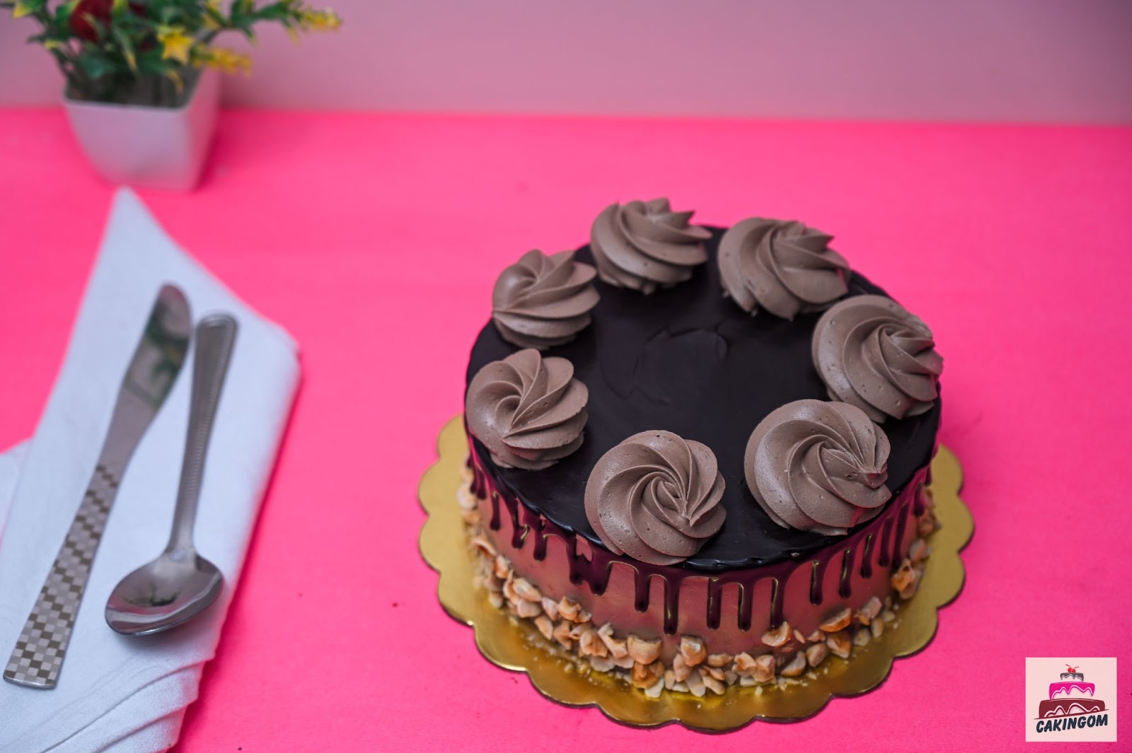 Hazelnut Truffle Cake
