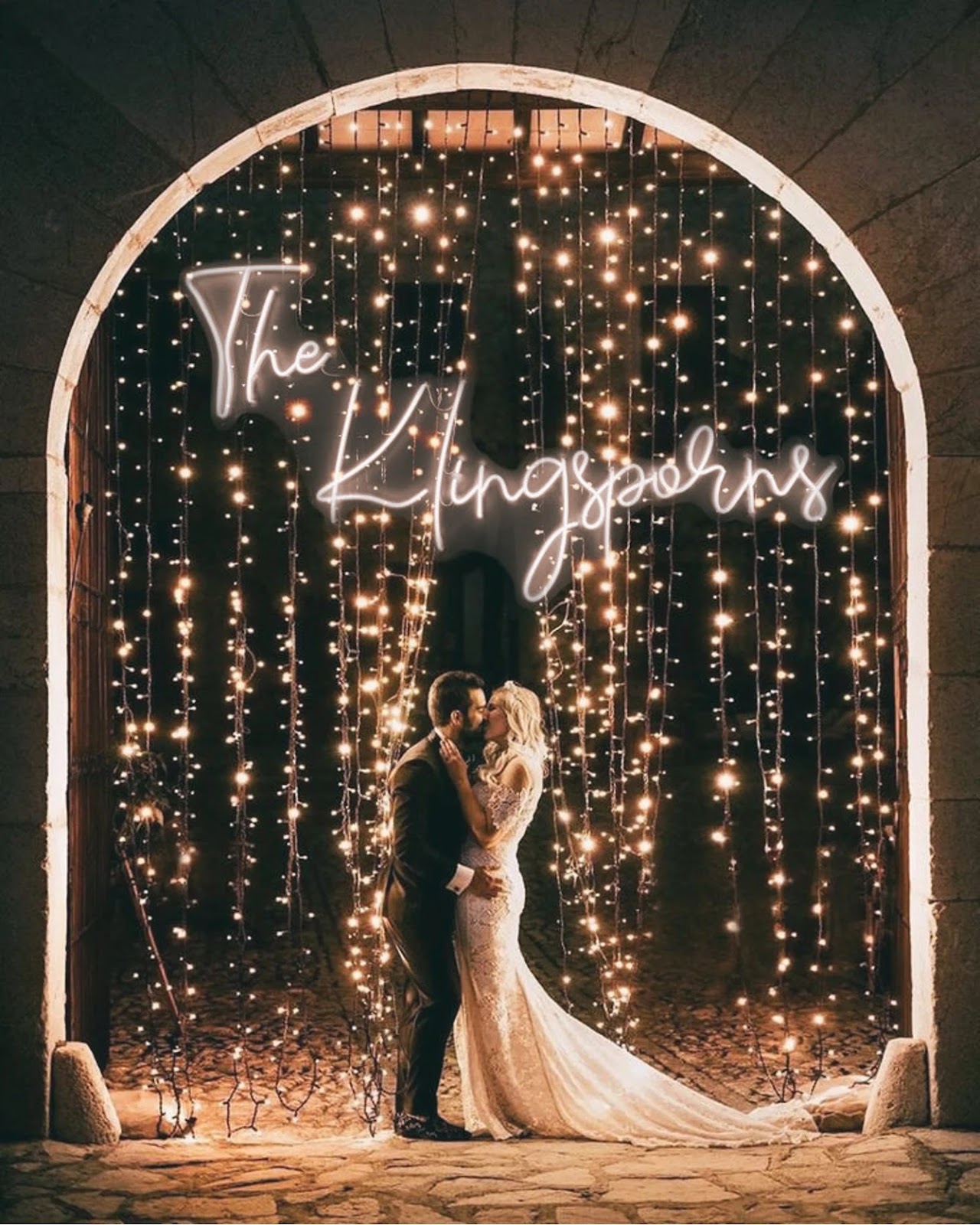 wedding neon sign