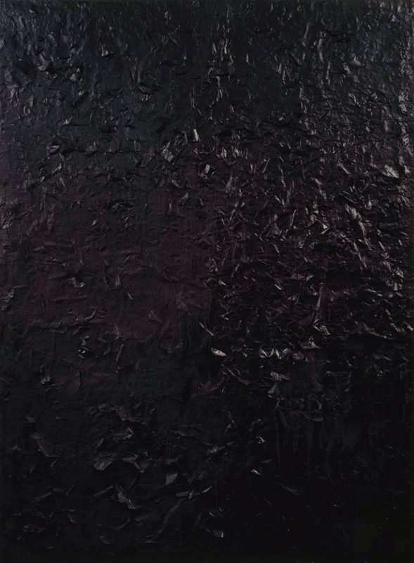 untitled glossy black painting