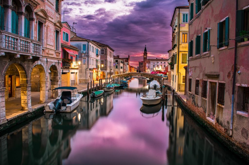 Italy's Venetian canals. Enjoy the beauty of Italy when you apply for a new passport.