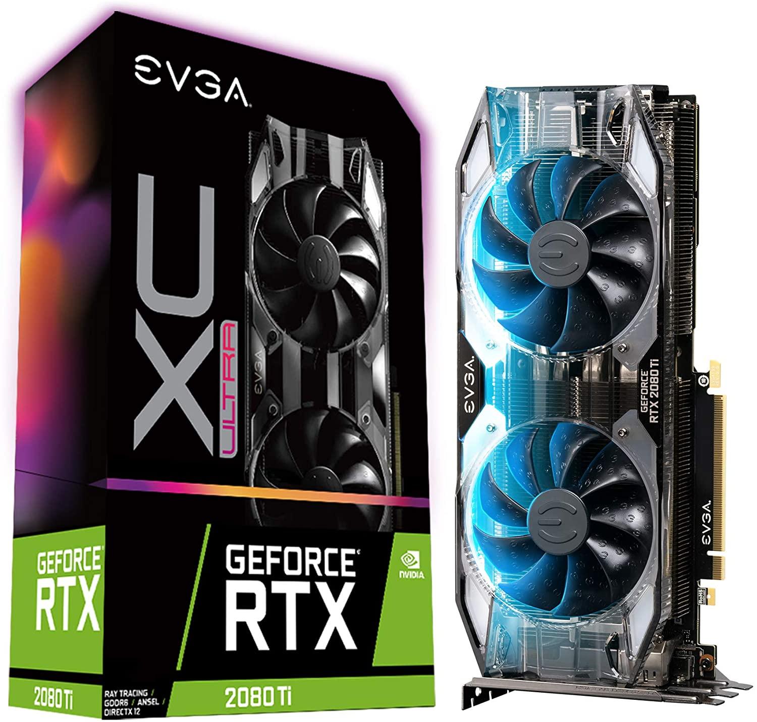 Amazon.com: EVGA GeForce RTX 2080 Ti XC ULTRA GAMING, 11GB GDDR6, Dual HDB  Fans &amp;amp; RGB LED Graphics Card 11G-P4-2383-KR : Electronics