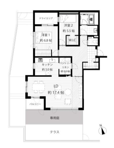 2ldkのおすすめレイアウト 仕事や子育ても快適 おしゃれな間取りと家具配置のコツ 東京都内の高級中古マンション リノベーションマンションの購入なら Mitaina ミタイナ
