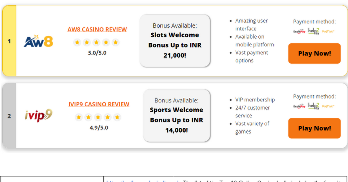 http best online casino pro
