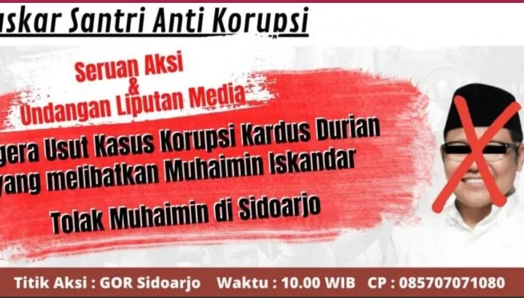 Beredar Poster Tolak Muhaimin Iskandar di Sidoarjo, PKB Adukan ke Polisi