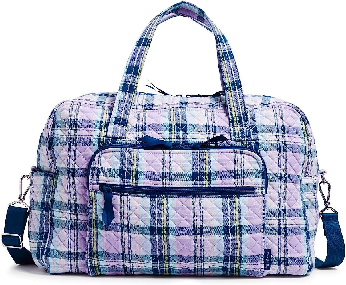 Vera Bradley Women's Cotton Grand Weekender Travel Bag