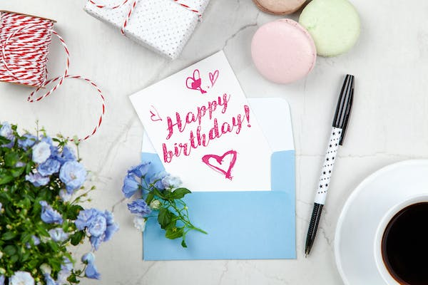 handwritten birthday gifts 