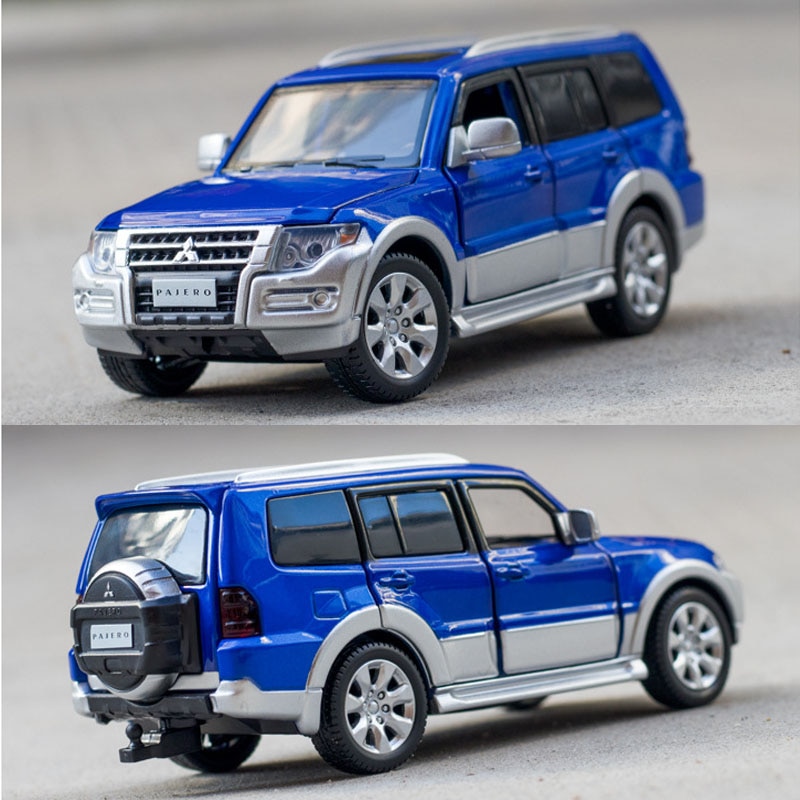 1:32 DIECAST For MITSUBISHI PAJERO V97 SUV MODEL ALLOY PULL BACK CAR