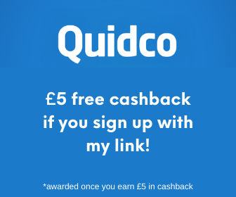 Quidco free cash back