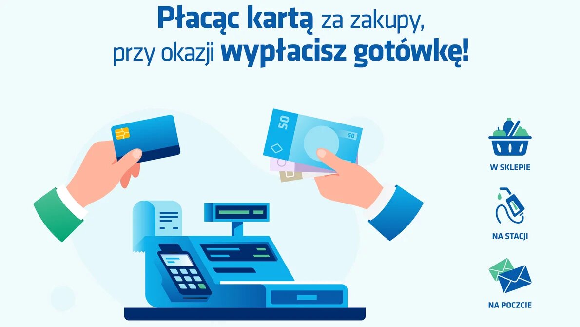 Dwukrotnie większy limit wypłat gotówki w ramach cashbacku na Poczcie Polskiej