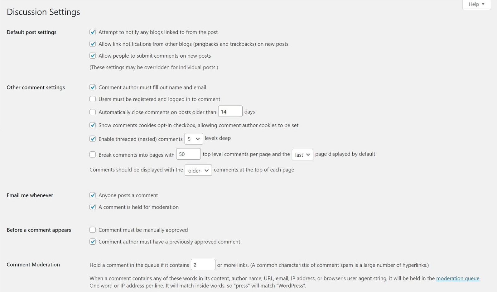 Image of how to add Pagination to WordPress site comments 