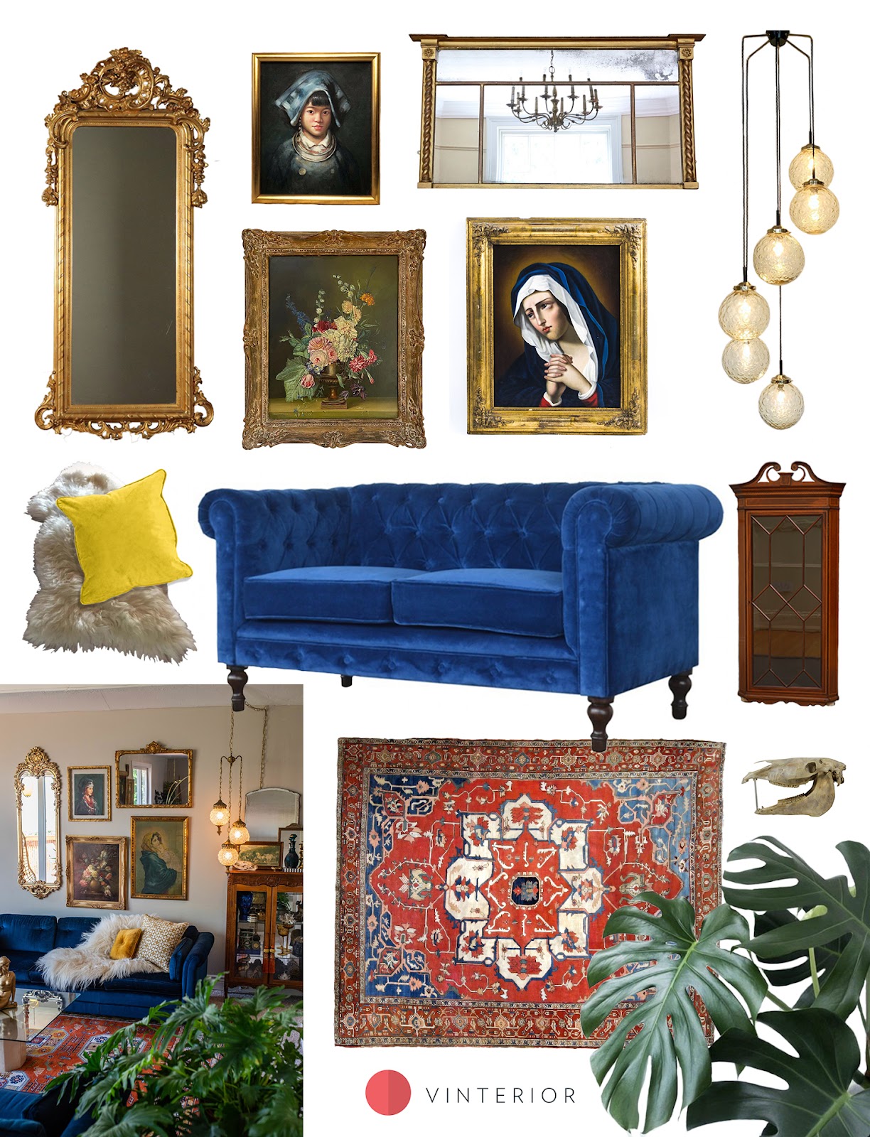 Get the look: Luxurious 1970s home designed with ridiculously cheap vintage finds